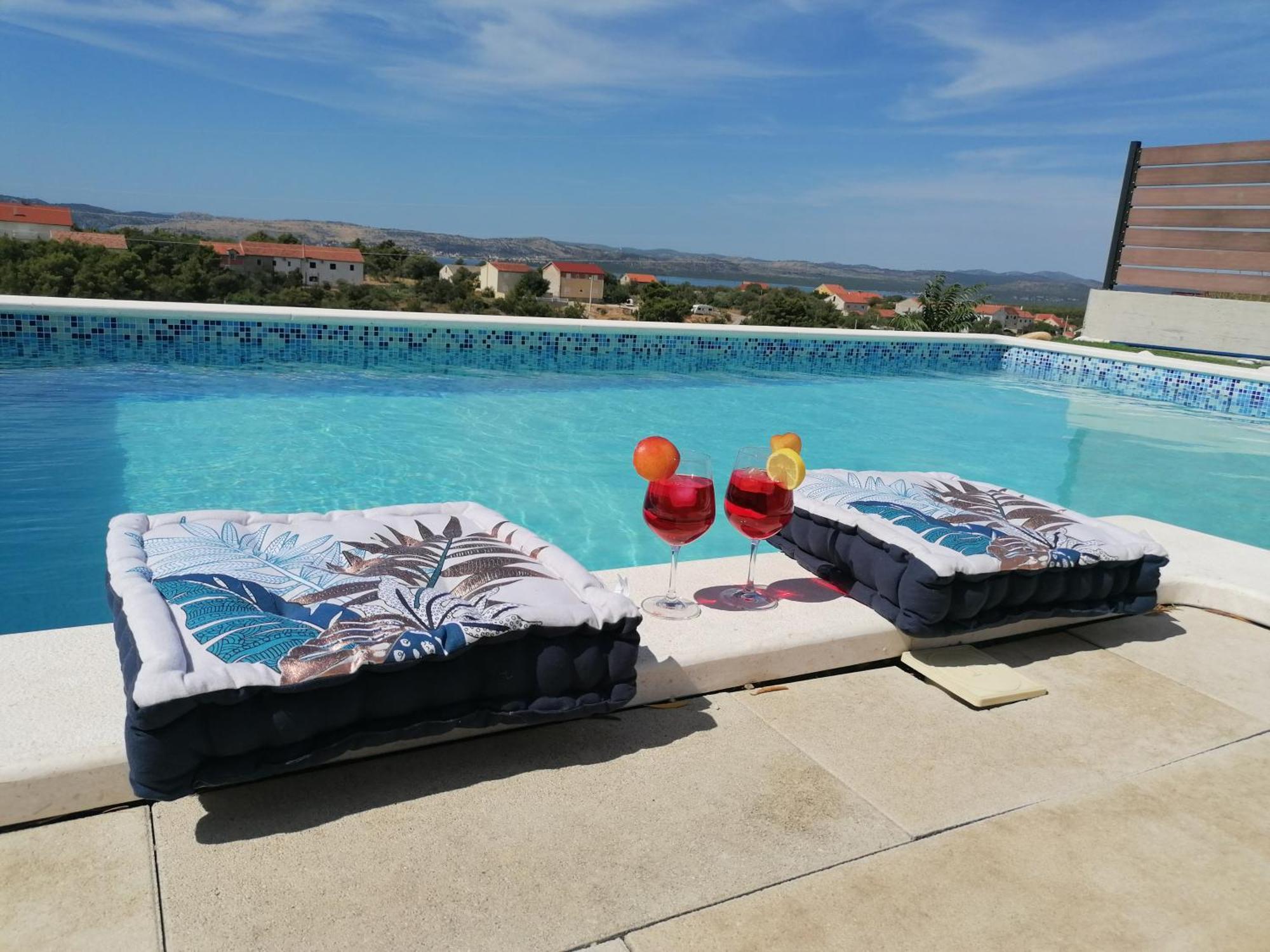 Villa Scolopax Rusticola Skradin With Heated Pool المظهر الخارجي الصورة