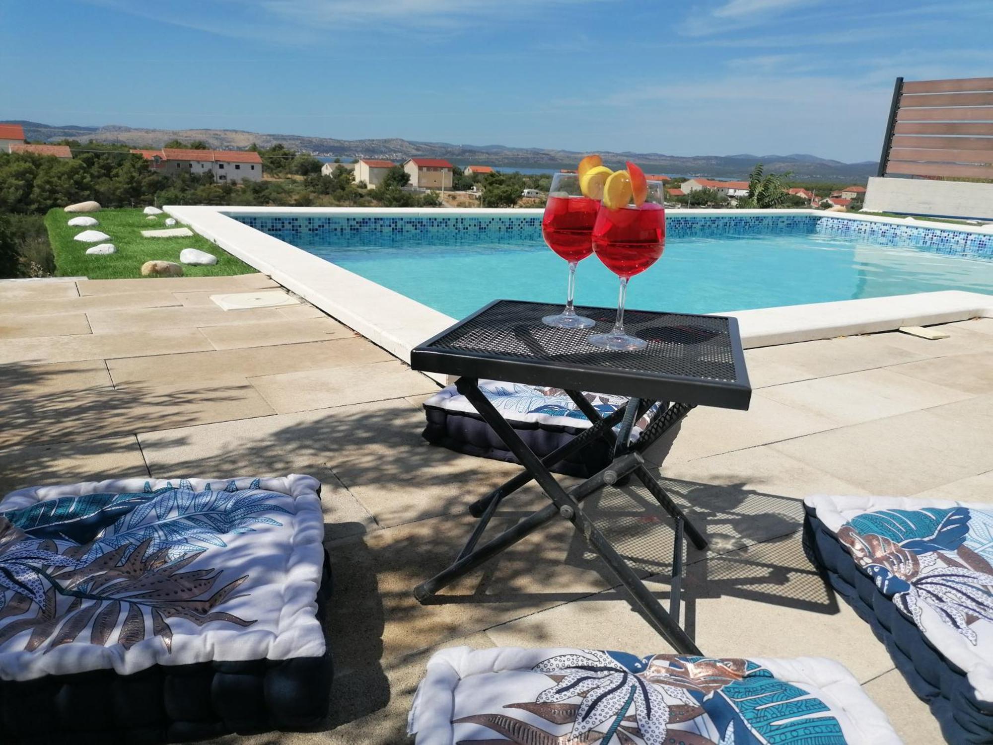 Villa Scolopax Rusticola Skradin With Heated Pool المظهر الخارجي الصورة